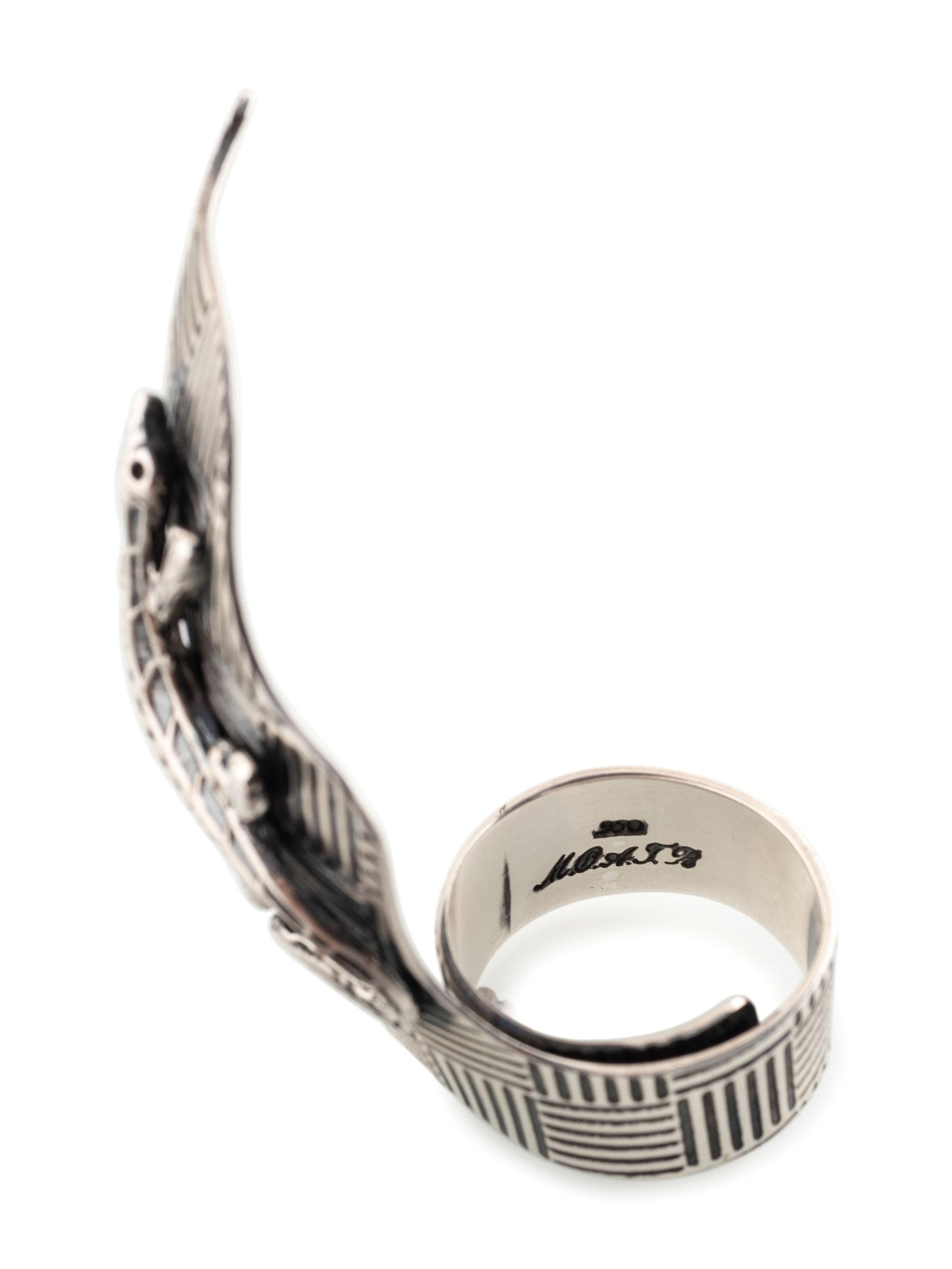 Blackfeet, Navajo, and Southwestern-style Silver Rings