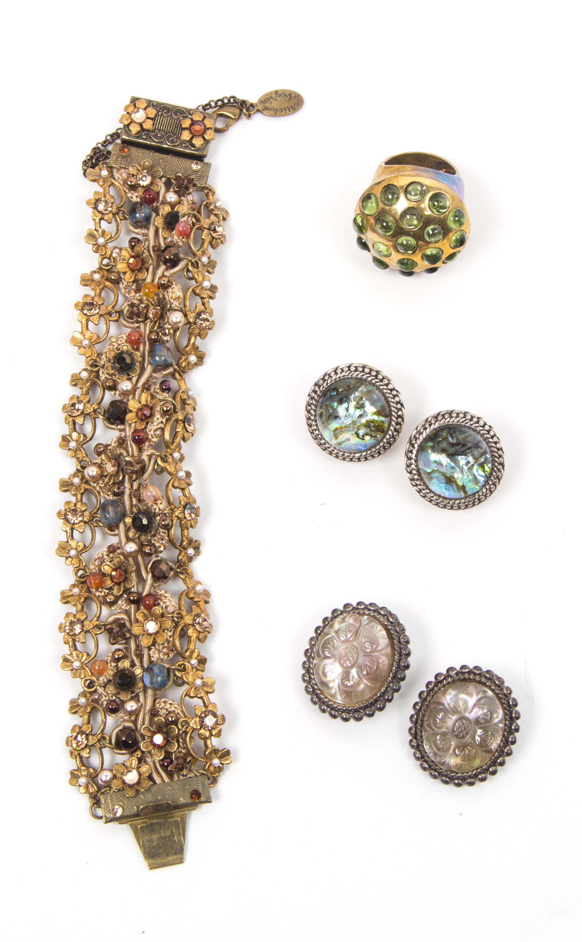 An Assortment of Costume Jewelry,
