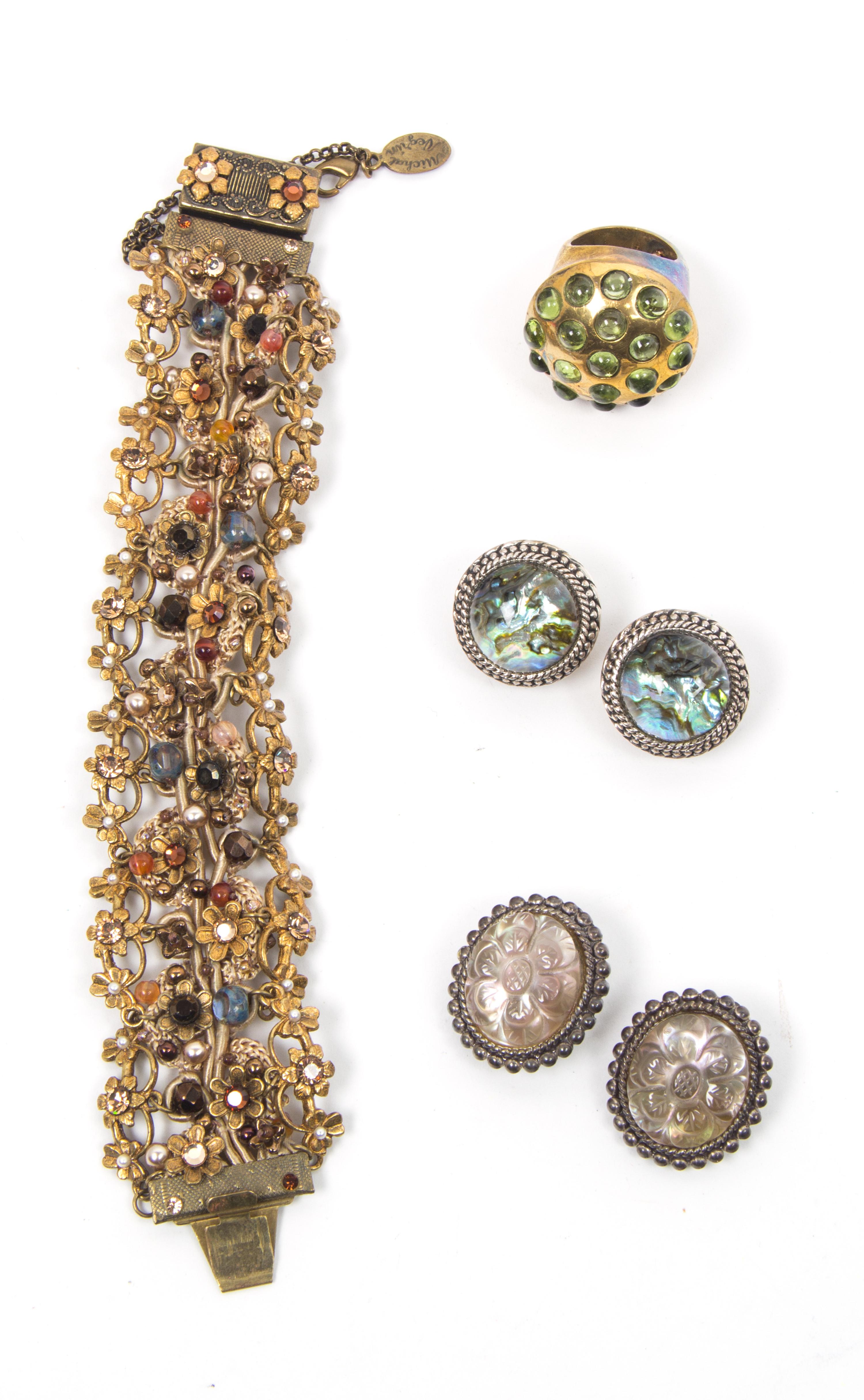 An Assortment of Costume Jewelry,