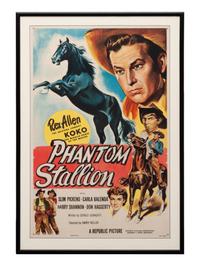 Vintage Movie Poster, Phantom Stallion