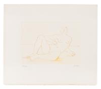 Henry Moore, (British, 1898-1986), Reclining Nude I, 1978