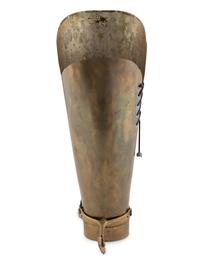 An English Brass Boot-Form Umbrella Stand