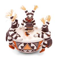 Group of Whimsical Southwestern Pottery