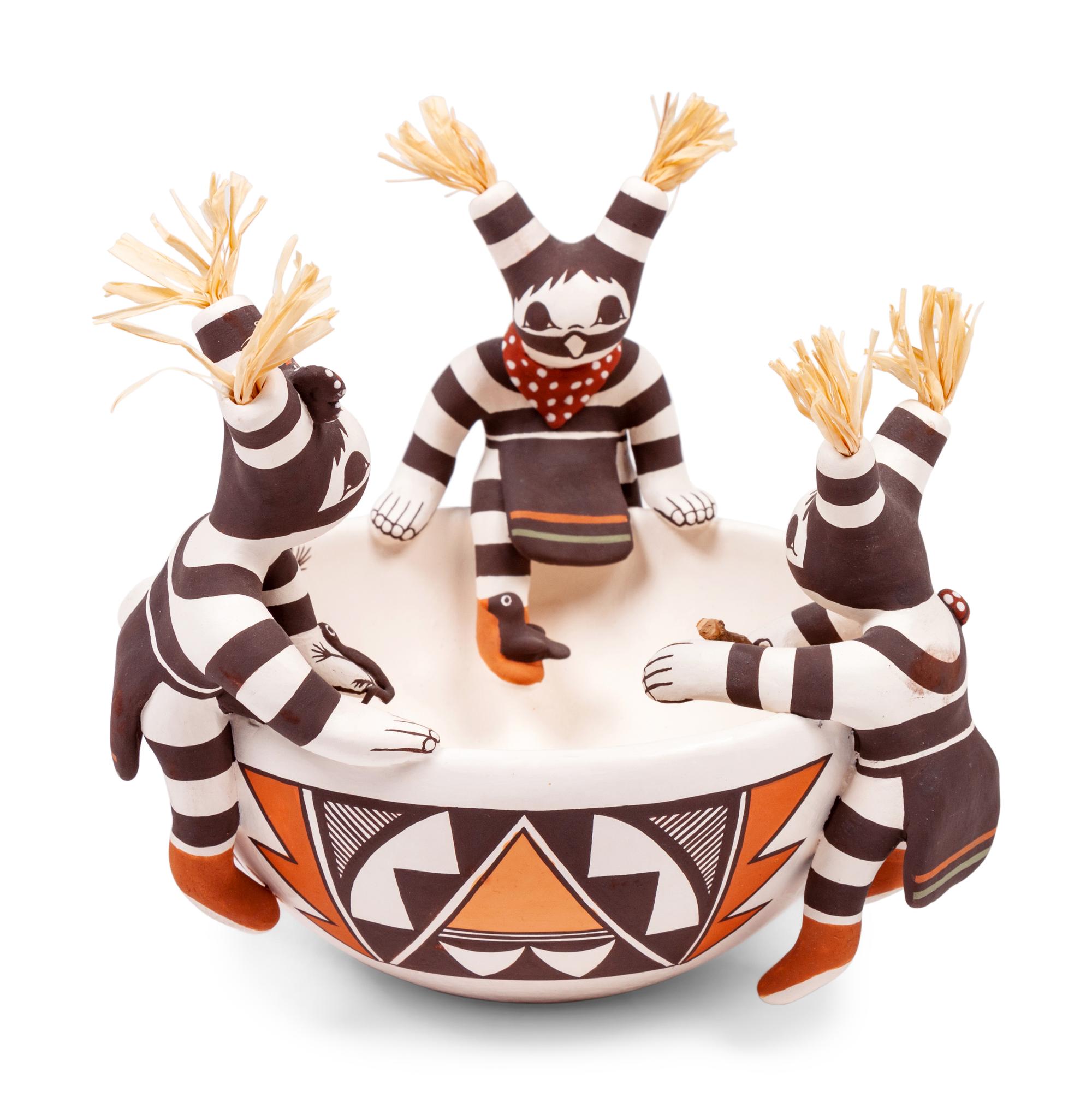 Group of Whimsical Southwestern Pottery