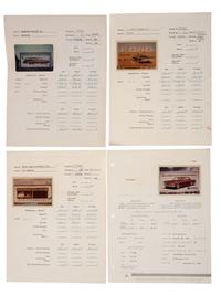 [ADVERTISING]. Extensive collection of outdoor advertising survey reports and historical billboard images from the "Golden Age of Advertising."