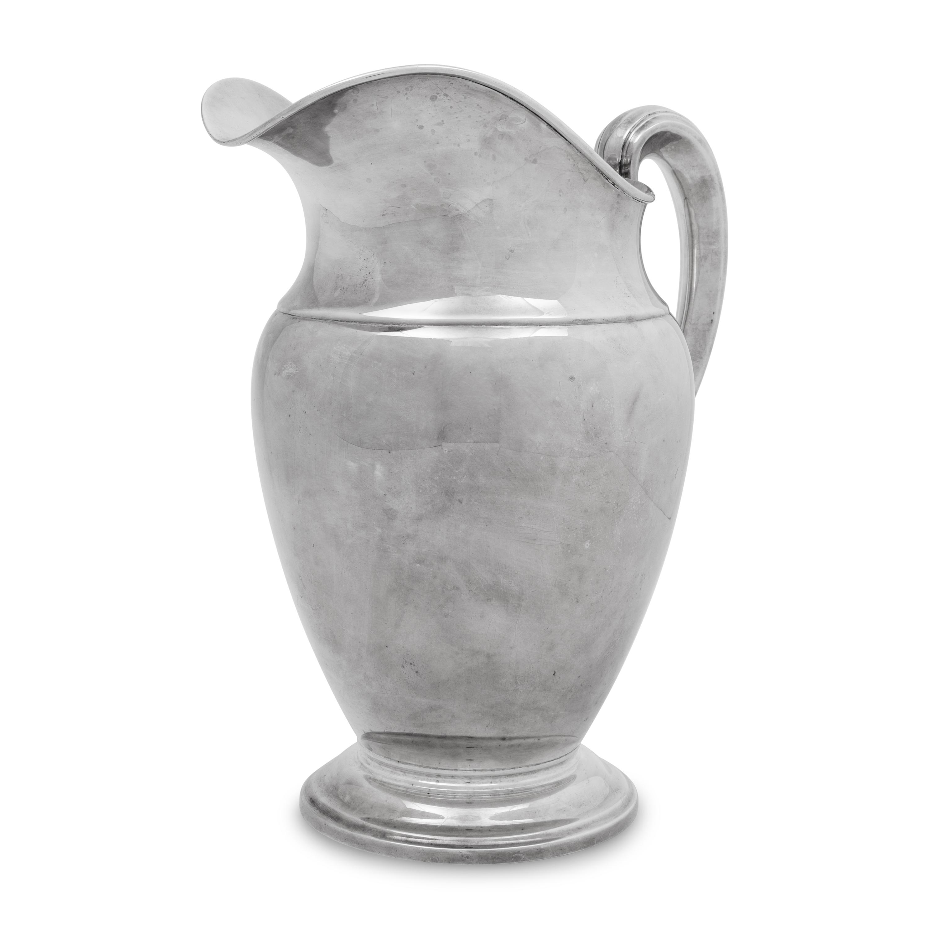 An American Silver Water Pitcher