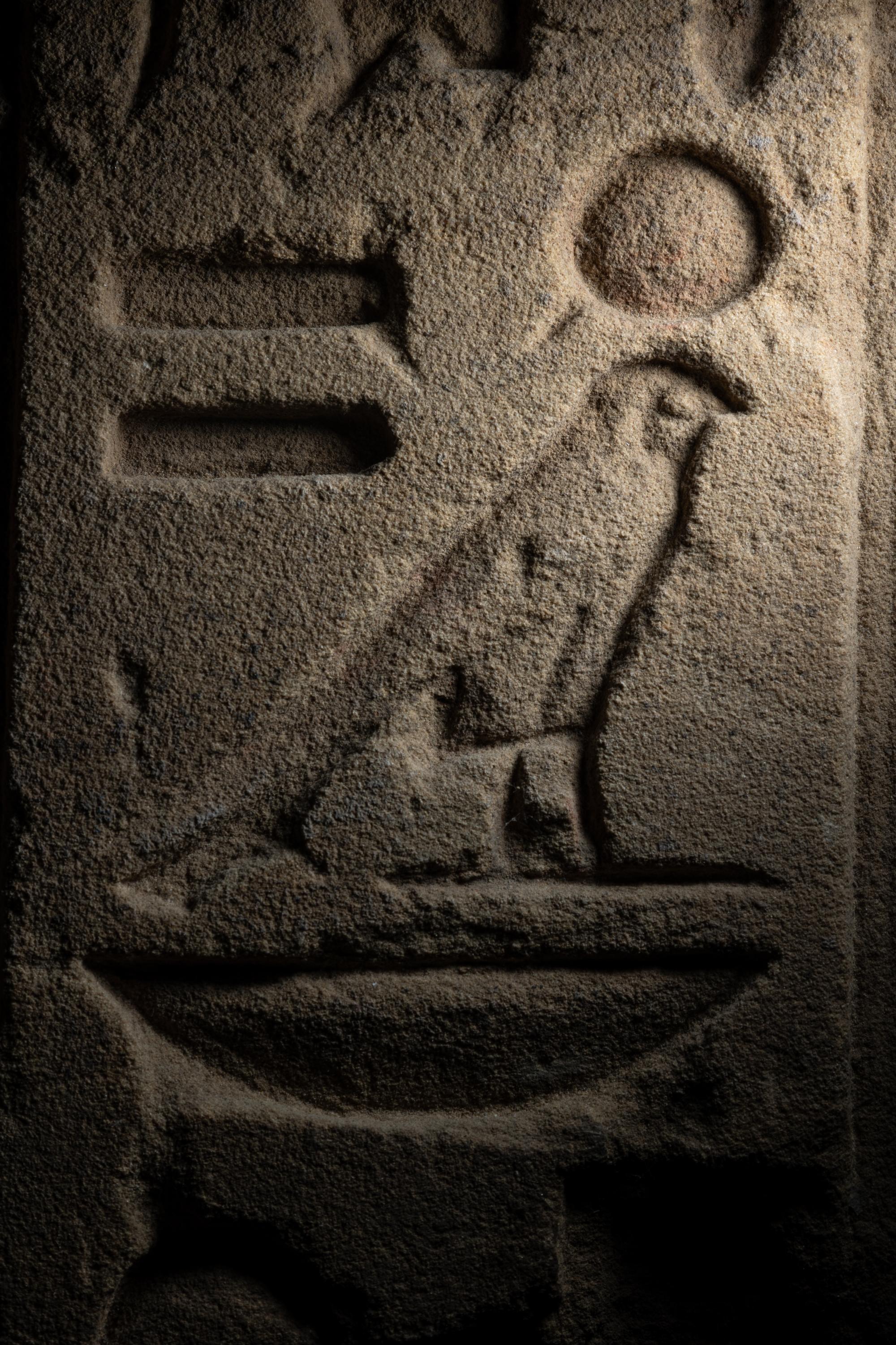 An Egyptian Sandstone Relief Fragment