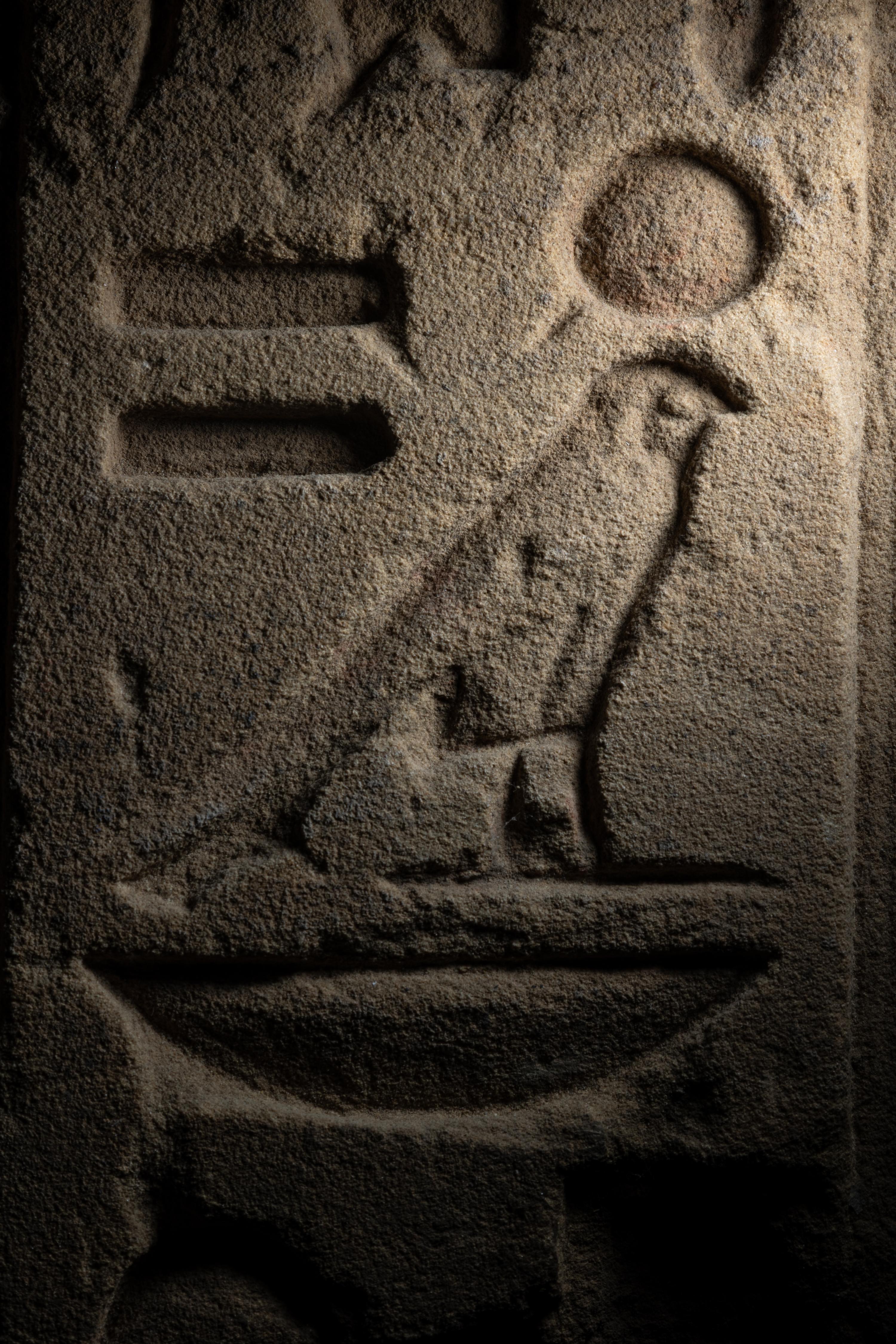 An Egyptian Sandstone Relief Fragment