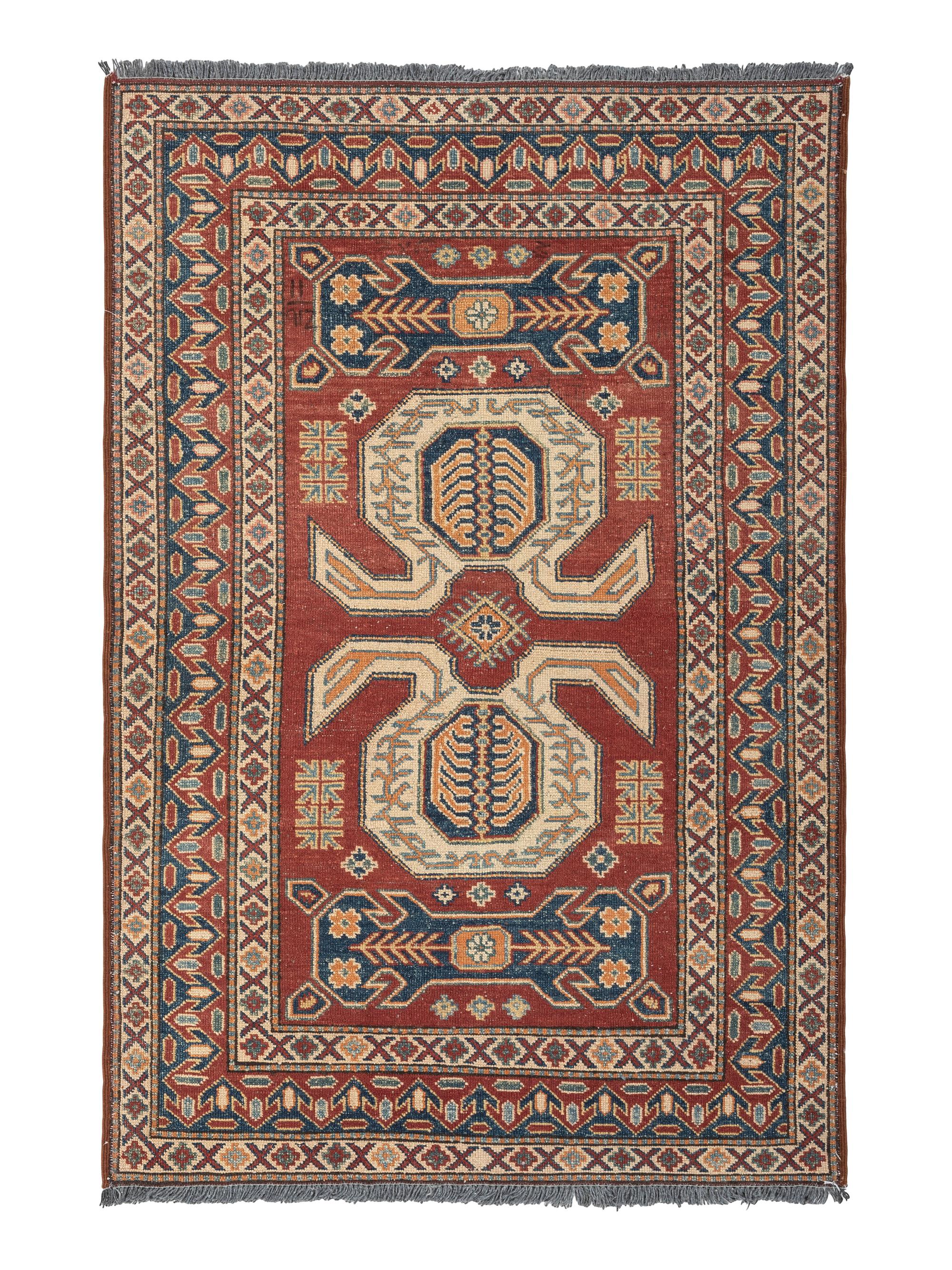A Cloudband Kazak Rug