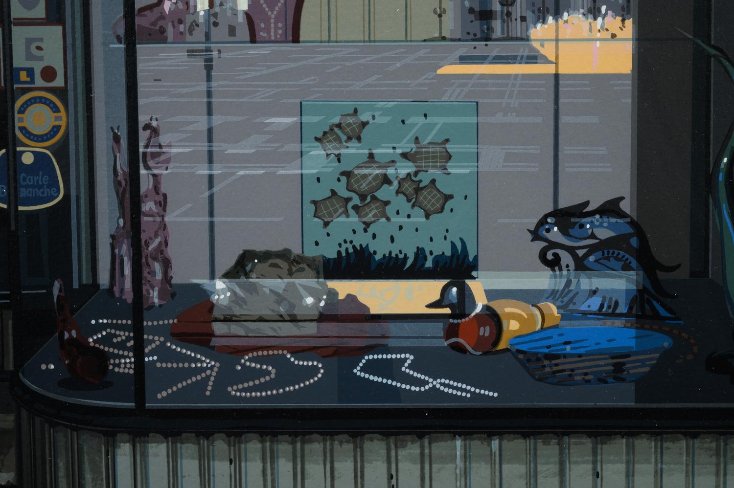 Urban Landscapes No. 2 (complete portfolio of 8 prints with original cloth portfolio)
