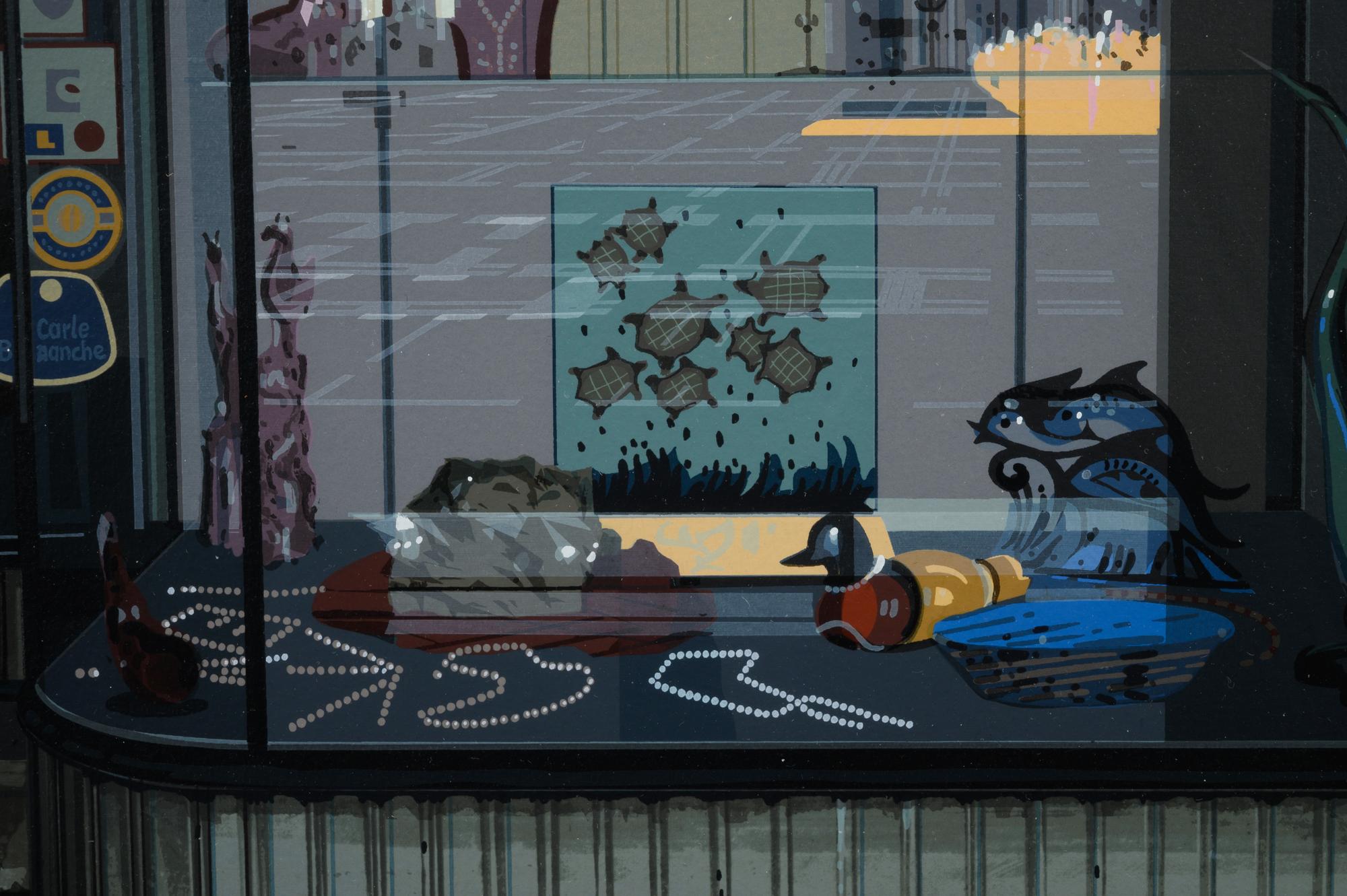 Urban Landscapes No. 2 (complete portfolio of 8 prints with original cloth portfolio)