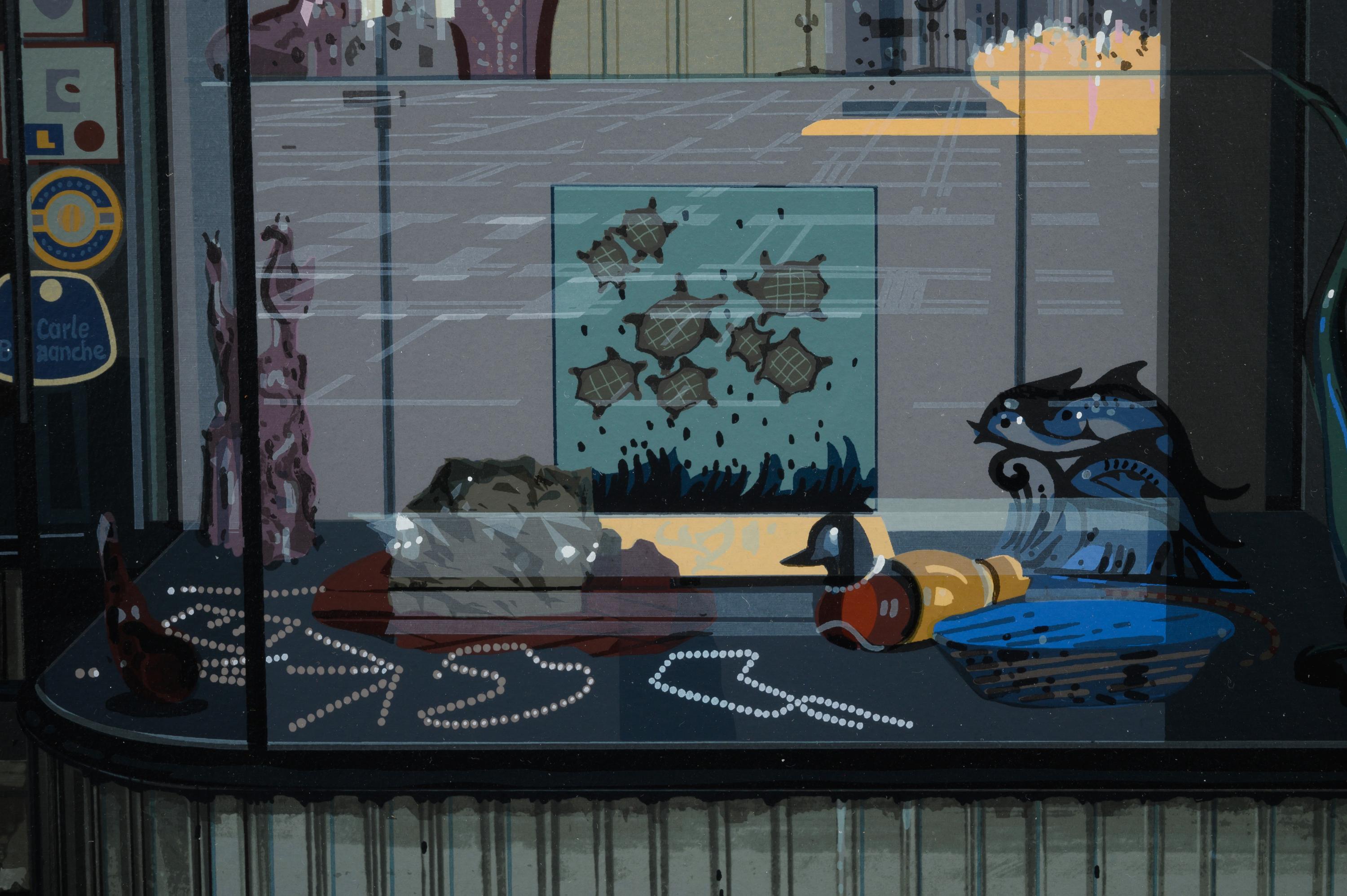 Urban Landscapes No. 2 (complete portfolio of 8 prints with original cloth portfolio)