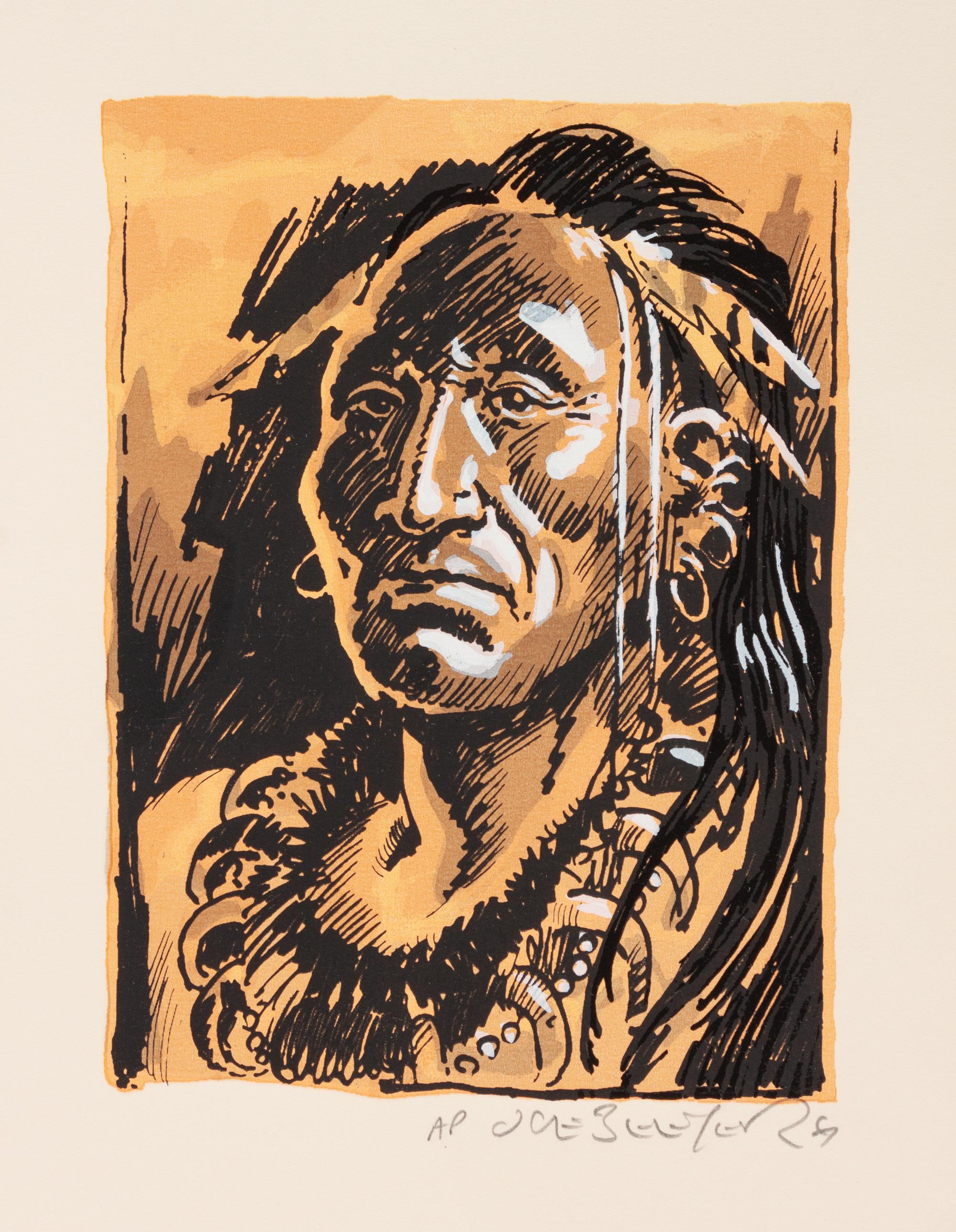 Two Etchings: Untitled Portrait I and Untitled Portrait II , Artist's Proof