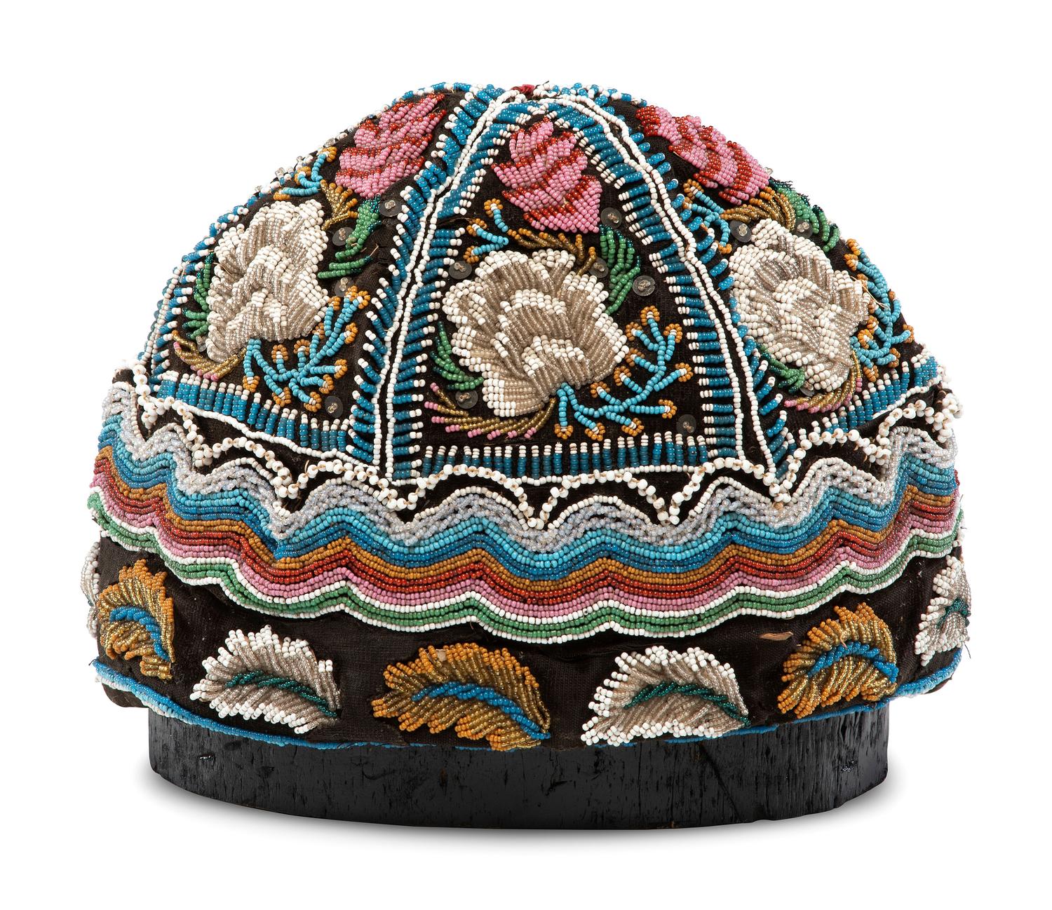 Haudenosaunee Beaded Cap