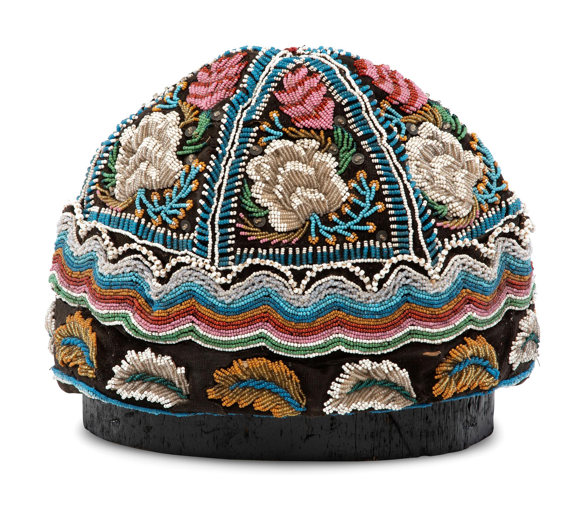 Haudenosaunee Beaded Cap