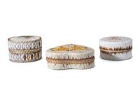 Ojibwe and Mohawk Quilled Birchbark Boxes