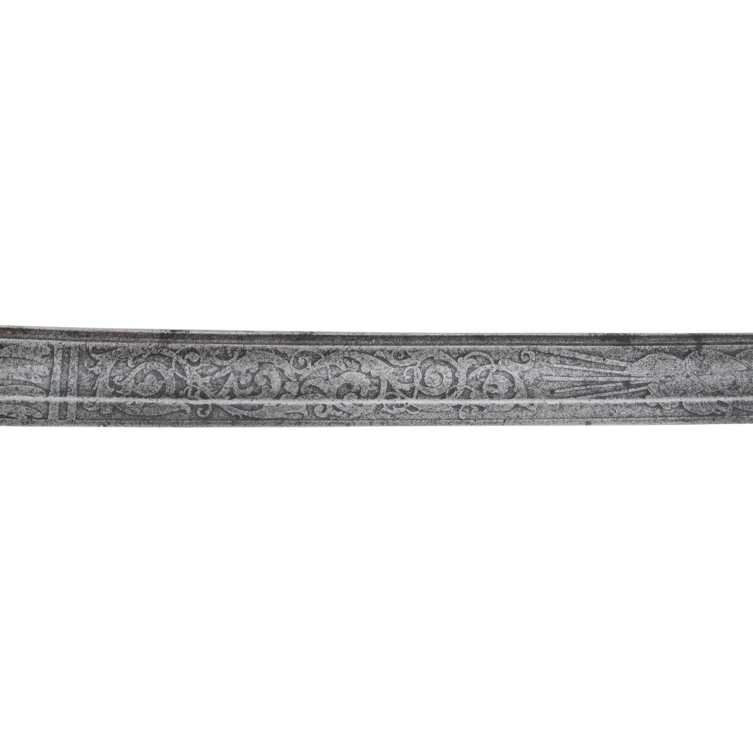Non-Regulation Import Staff & Field Officers Sword of Capt. Albert Foster - 25th Mass Infantry