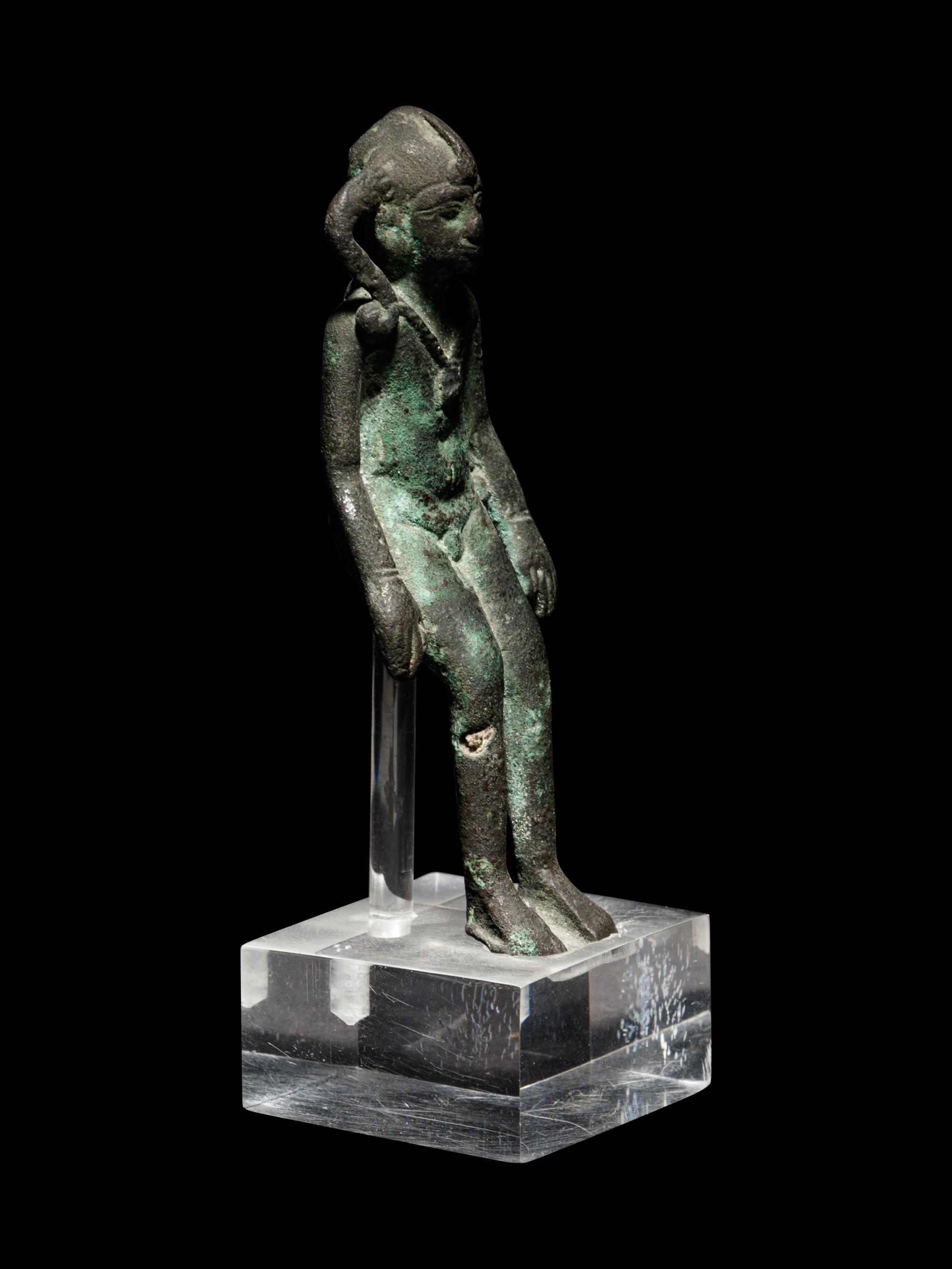 An Egyptian Bronze Harpocrates