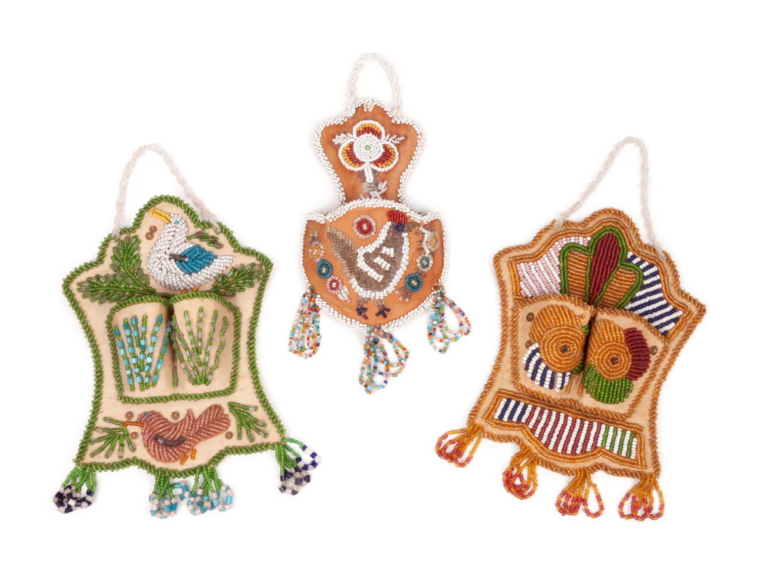 Haudenosaunee Beaded Whimseys, Wall Pockets