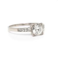 PLATINUM AND DIAMOND RING