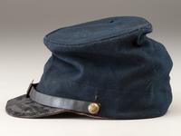 [CIVIL WAR]. Standard 1858 forage cap, with manufacturer's label.