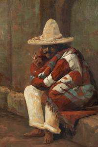 Man Smoking in Serrape