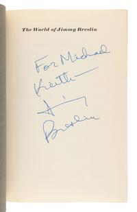 [BRESLIN, Jimmy (1928-2017)]. A group of 4 FIRST EDITIONS by Breslin, comprising: