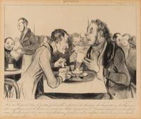 Les Banqueteurs and Fantaisies (a pair of prints)