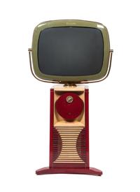 A Predicta Corona Model Color Television Height 49 1/2 inches. — TELSTAR ELECTRONICS, MILWAUKEE, WI