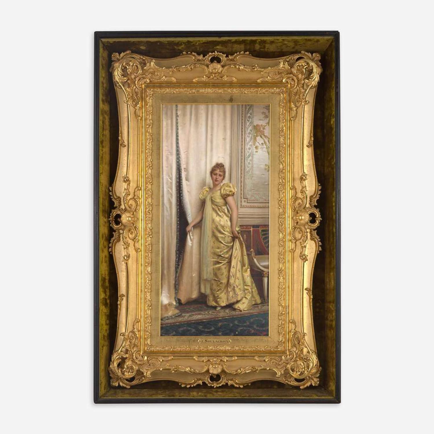 Frédéric Soulacroix (French, 1858–1933) Derrière le Rideau de Satin