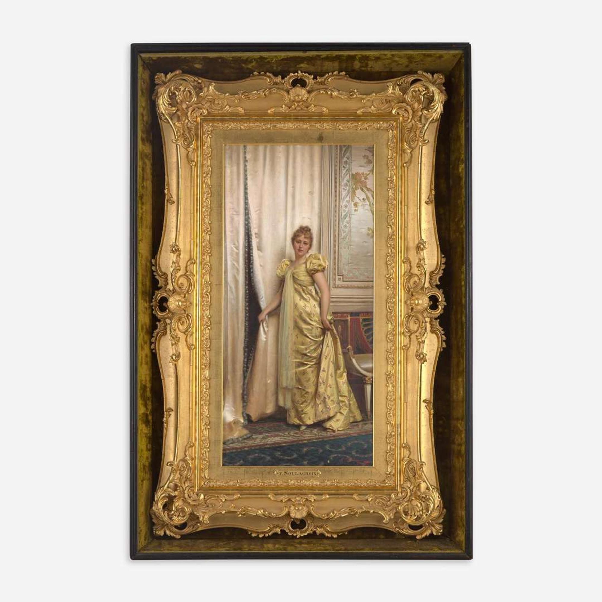 Frédéric Soulacroix (French, 1858–1933) Derrière le Rideau de Satin