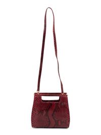 Kieselstein-Cord Magenta Snakeskin Bag, 1993