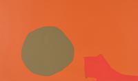 Umber Disc and Red Edge , 1970