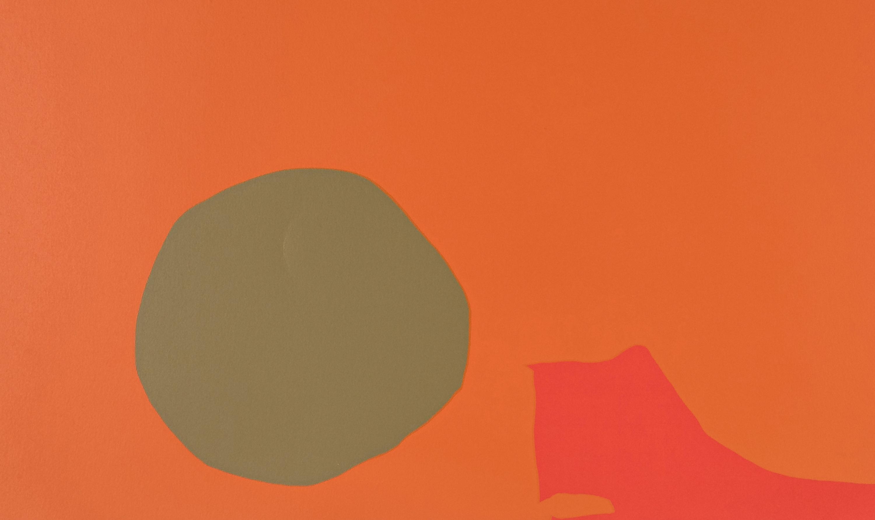 Umber Disc and Red Edge , 1970