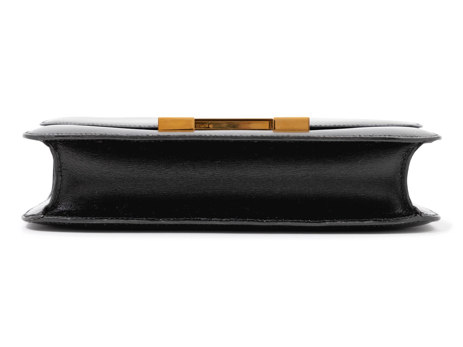 Hermes 23 cm Black Constance