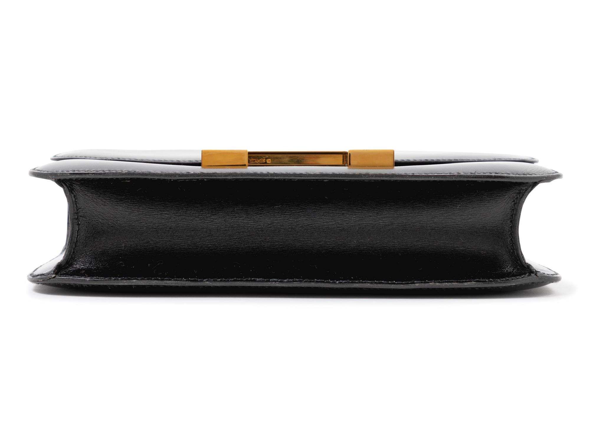 Hermes 23 cm Black Constance