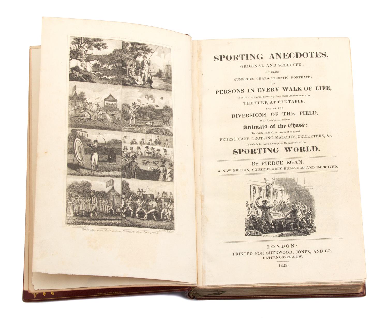 EGAN, Pierce (1772-1849). Sporting Anecdotes.