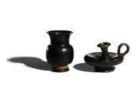 Two Campanian Black-Glazed Vessels