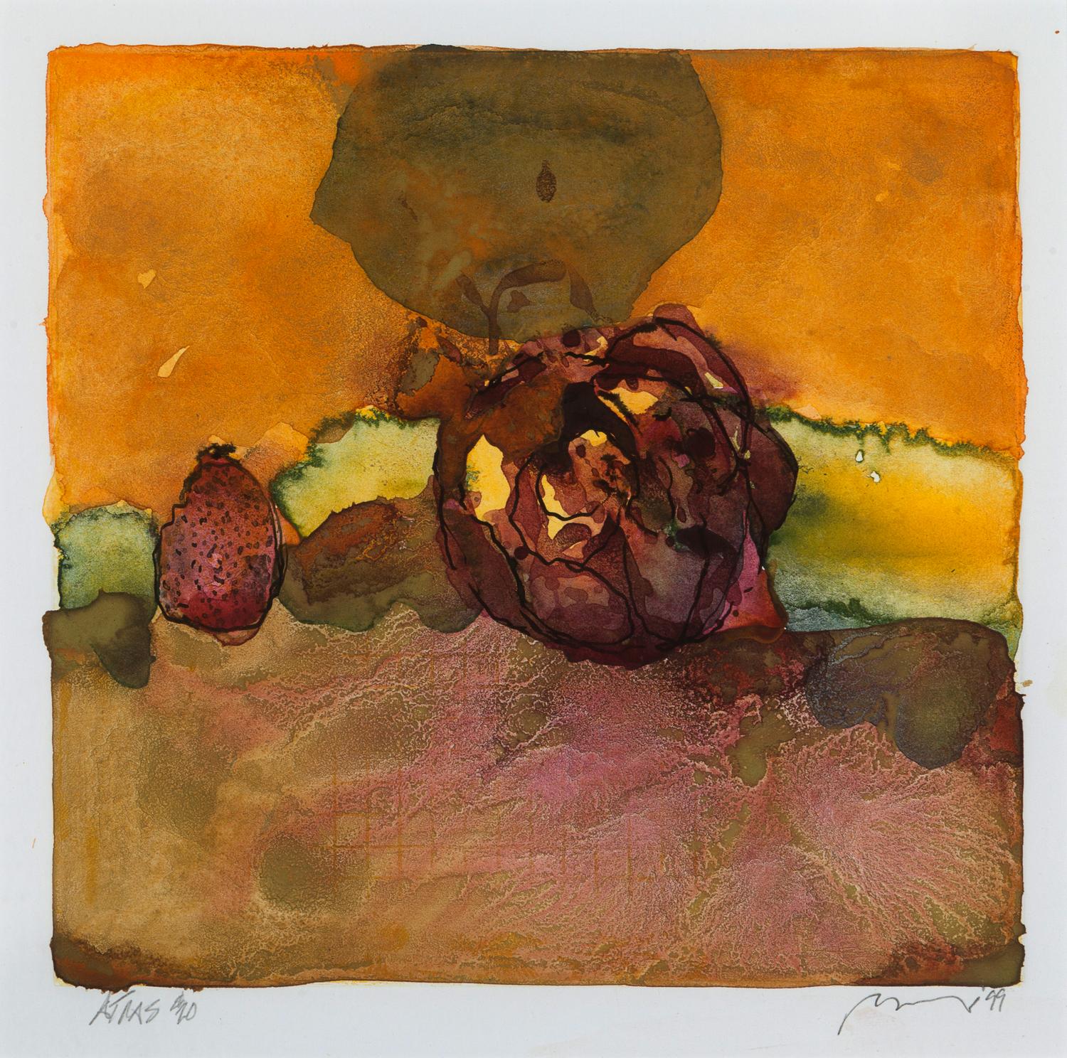 Acima #11, Acima #20, Acima #21, Acima #25, Atras #19, and Atras #20 (six works)