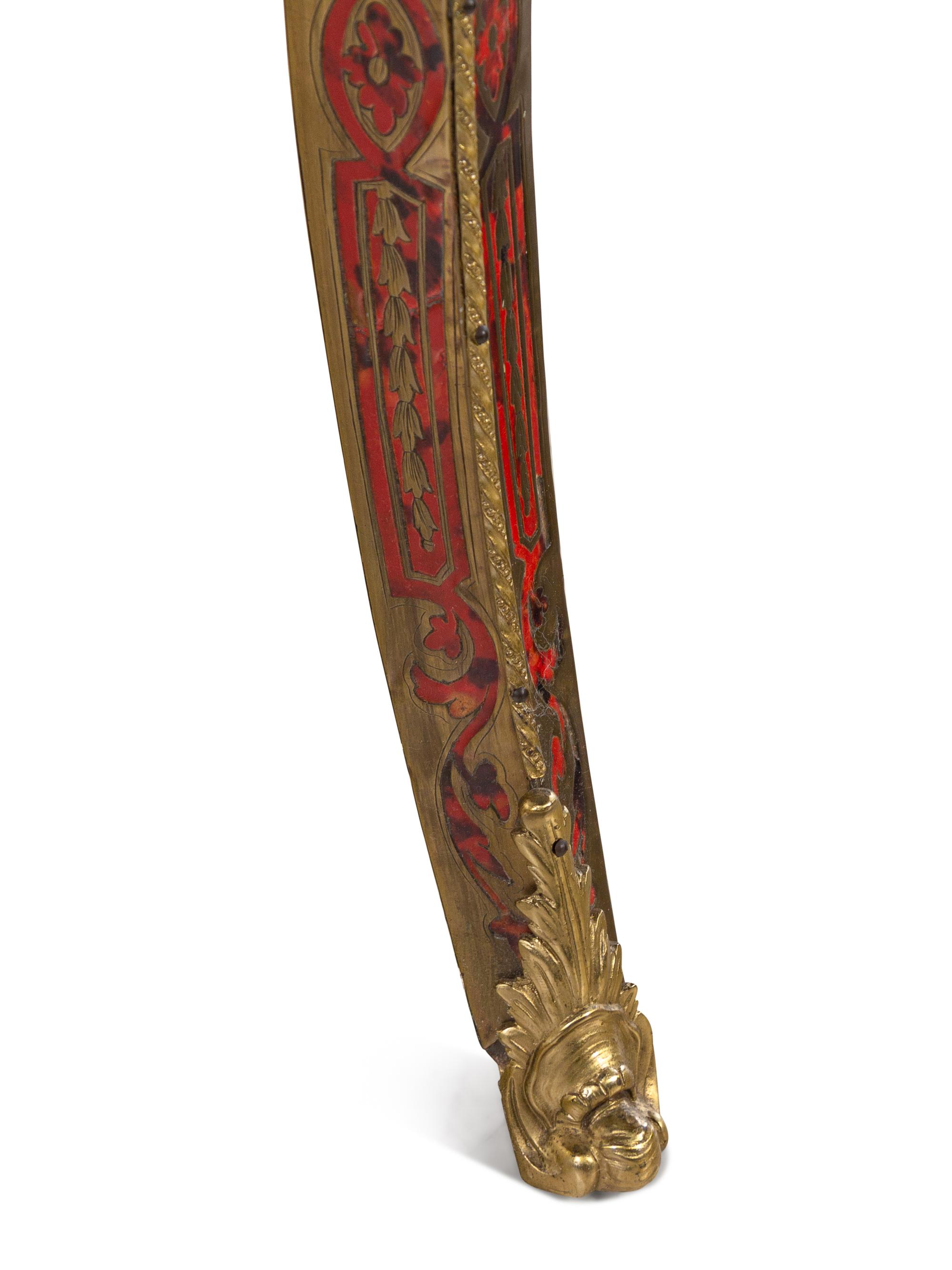 A Napoleon III Style Gilt Bronze Mounted Boulle Marquetry Flip-Top Table