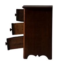 A Federal Style Miniature Mahogany Chest of Drawers