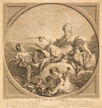 Claude Augustin Duflos le Jeune, (French, 1700-1786), The Four Poems (Les Quatre Poésies), c. 1741 after François Boucher (French, 1703