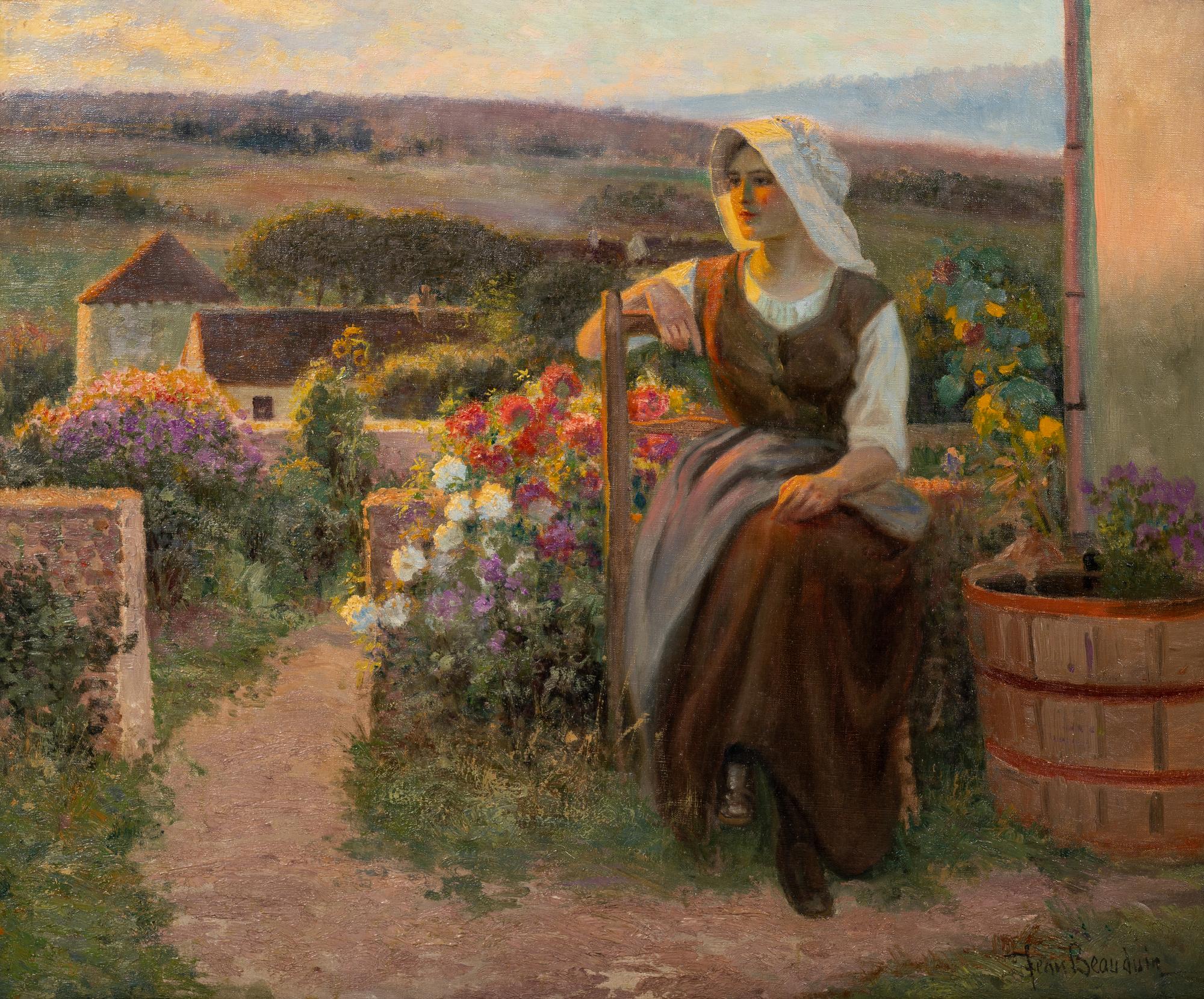 Woman in a Country Garden