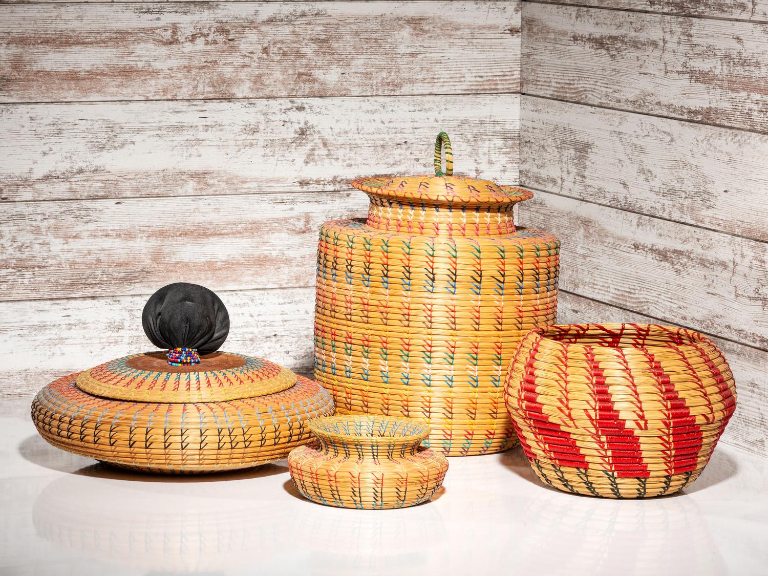 Collection of Seminole Baskets