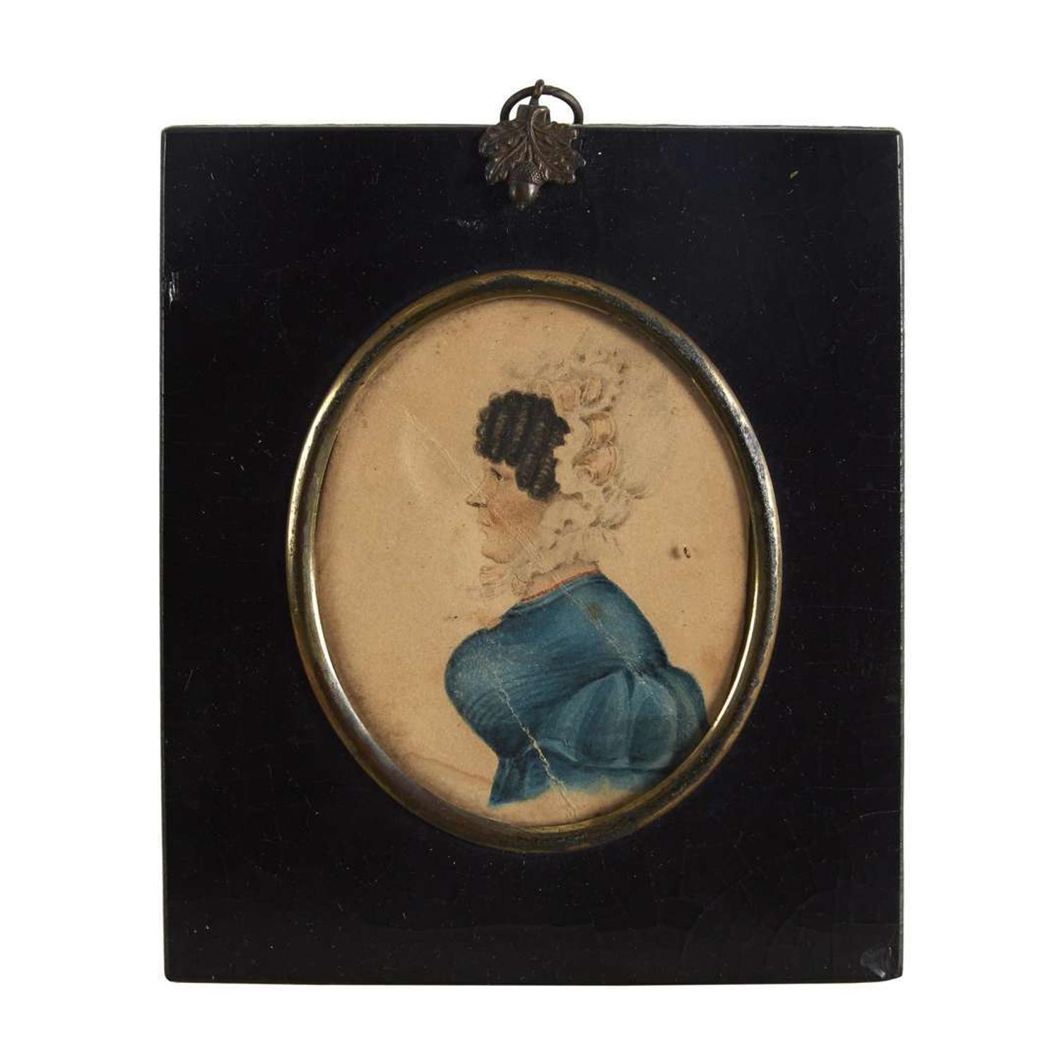 Anglo-American School 19th century Seven portrait miniatures of ladies and gentlemen, early 19th century