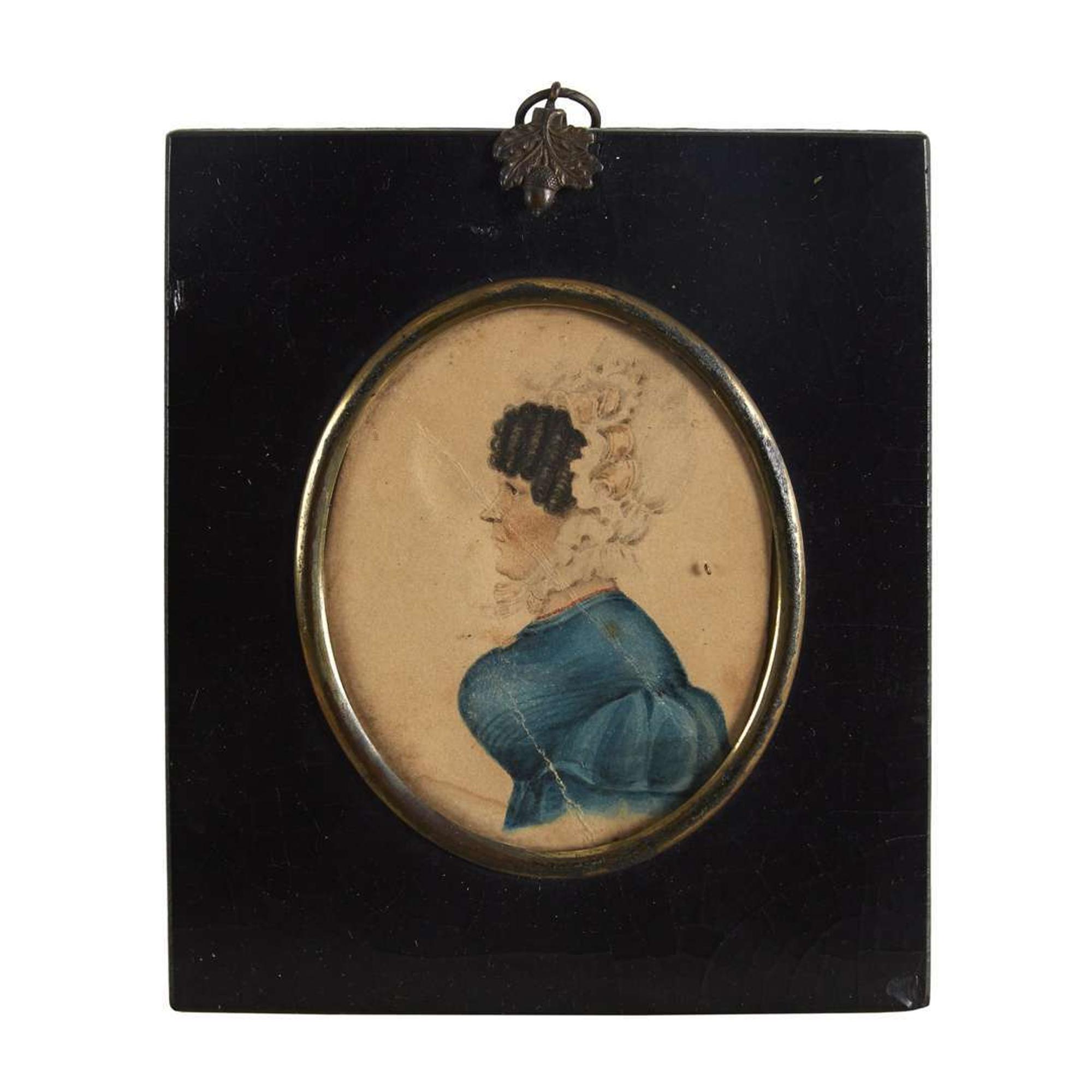 Anglo-American School 19th century Seven portrait miniatures of ladies and gentlemen, early 19th century