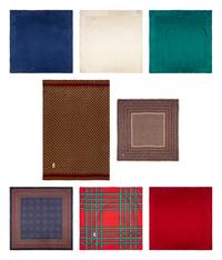 Eight Designer Scarves