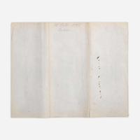 Lincoln, Abraham Partially-Printed Document, signed