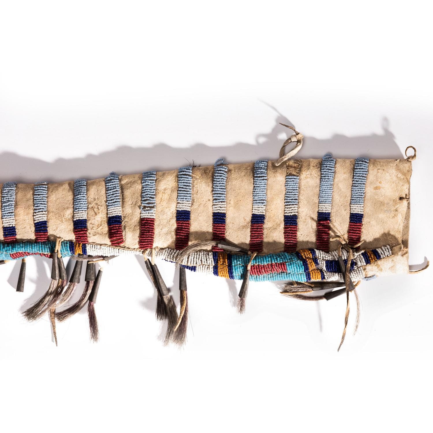 Cheyenne Beaded Hide Rifle Scabbard