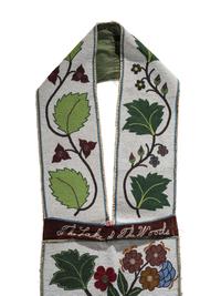 Anishinaabe Beaded Bandolier Bag , The Lake of the Woods